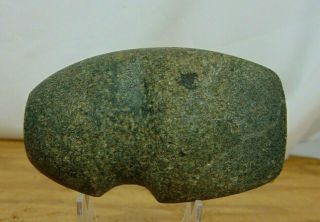 Authentic Native Cherokee Co.  Alabama Granite Stone 3/4 Groove Axe Head Artifact