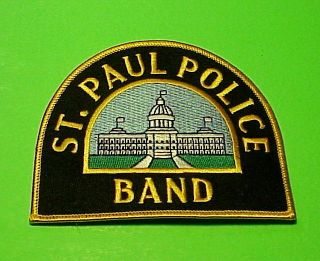 St.  Paul Minnesota Mn (band) Police Patch