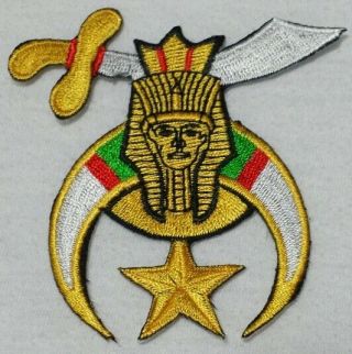 Shriners Iron On Patch