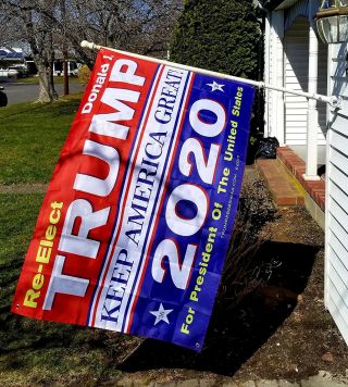 Donald Trump 2020 3x5 Ft Flag Keep America Great President Usa Patriot Uk