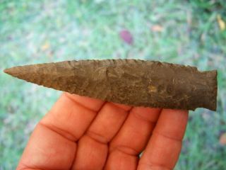 Fine 4 3/8 inch G10 Tennessee Bakers Creek Point with Arrowheads Artifacts 3