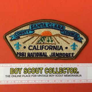 Boy Scout Csp 1981 Santa Clara County Council Jsp Patch