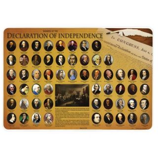 Painless Learning Placemat: Declaration Of Independence