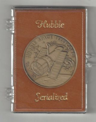 1990 Hubble Space Telescope Shuttle Discovery Sts - 31 Nasa Coin Medal Medallion