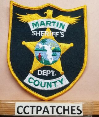 Martin County,  Florida Sheriff Dept (police) Shoulder Patch Fl