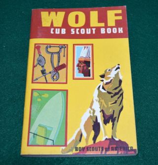 Vintage Boy Scout - 1974 Wolf Cub Scout Book - Near