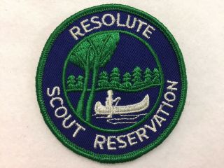 Boy Scouts - Vintage Resolute Scout Reservation Patch
