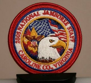 Bsa 2005 National Jamboree Staff Patch Caroline Co.  Virginia 3 " Unworn