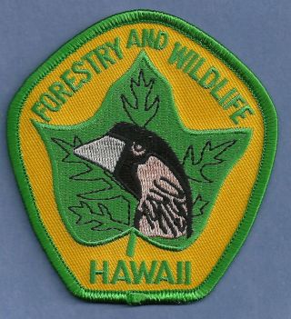 Hawaii Department Of Forestry & Wildlife Patch