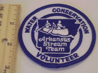 Arkansas Stream Team Water Conservation Volunteer Patch