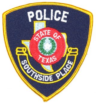 Southside Place Texas Tx Sheriff Police Patch Lone Star State Seal
