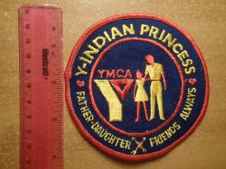 Vintage Embroidered Patch - Y Indian Princess - - Ymca Father Daughter