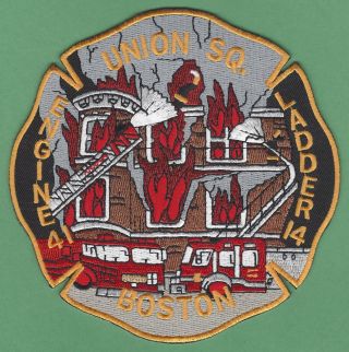 Boston Fire Department Engine 41 Ladder 14 Company Patch