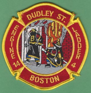 Boston Fire Department Engine 14 Ladder 4 Company Patch