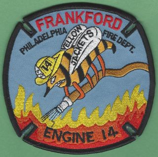 Philadelphia Fire Department Engine Company 14 Patch