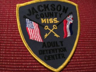 Police Patch Jackson County Mississippi Adult Detention Center