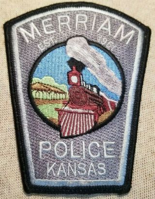 Ks Merriam Kansas Police Patch