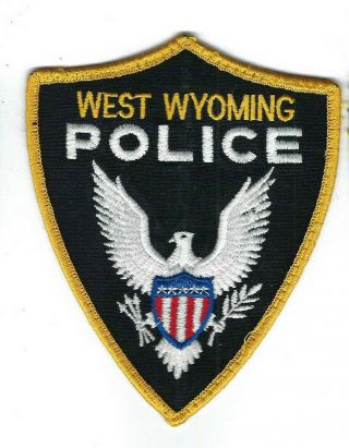West Wyoming (luzerne County) Pa Pennsylvania Police Patch -