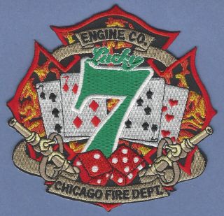 Chicago Fire Department Engine Company 7 Patch