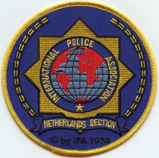 International Police Association Ipa Netherlands Section Police Patch