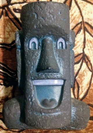 Munktiki " The Gods Are Smiling " Moai 2013 Ltd Edition Tiki Mug 49/100