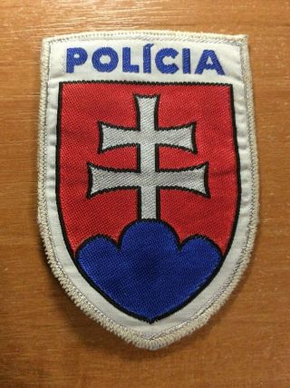 Slovakia Patch Police National -