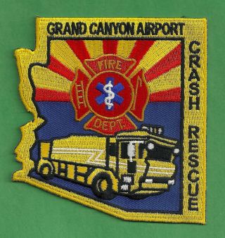 Grand Canyon Regional Airport Arizona Fire Department Arff Patch