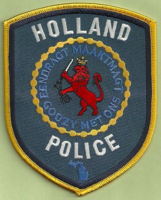 Holland Michigan Police Shoulder Patch