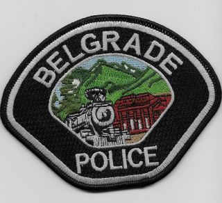 Train Belgrade Police State Montana Mt