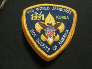 1991 World Jamboree Us Contingent Pocket Patch C35