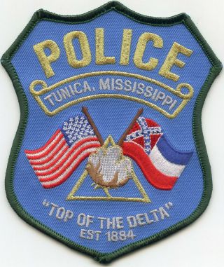 Tunica Mississippi Ms Top Of The Delta Police Patch