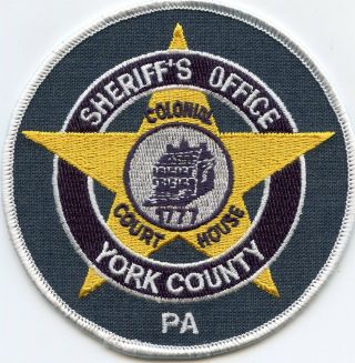 Style York County Pennsylvania Pa Sheriff 