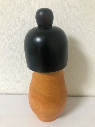 Japanese sosaku kokeshi doll by Takamizawa Kazuo 11 1/4 inches 28.  5 cm 3