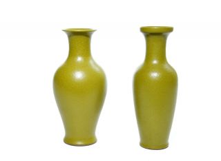 Chinese Tea - Dust Porcelain Vases