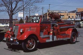 Kensington Pa 1934 Ford Pumper - Fire Apparatus Slide