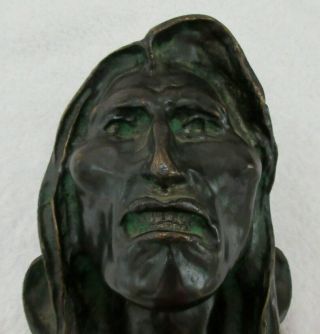 Old Bronze Remington Sculpture - - Nr
