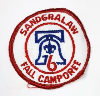Sandgralaw 76 Fall Camporee 1976 Boy Scouts 3 " Badge Patch
