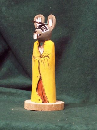 Hopi Kachina Doll - The Warrior Mouse Kachina By Jacob Cook - Lovely