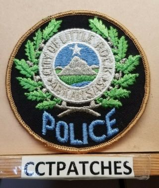 Little Rock,  Arkansas Police Shoulder Patch Ar