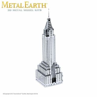 Fascinations Metal Earth Chrysler Building Collectable York 3d Model