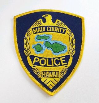 Maui County Hawaii Police Shoulder Patch