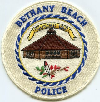 Bethany Beach Delaware De Police Patch