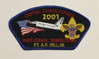 Boy Scouts Central Florida Council 2001 National Jamboree Jsp164 - Blue Boarder