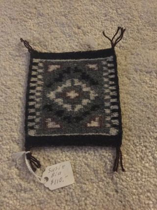 Miniature Navajo Blanket By (elouise) Susie Bia