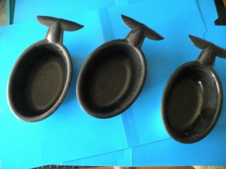 Sea World Shamu Whale Orca Whale Tail Collectible Souvenir Dish 3 Bowls X5
