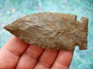 Fine 3 5/8 Inch G10 Tennessee Big Sandy Point With Arrowheads Artifacts