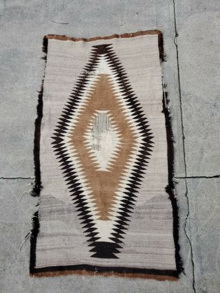 Antique Navajo Indian Rug Or Blanket 38 X 58