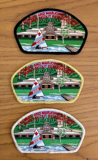 Boy Scout 2008 Central Florida Council Williams Scout Reservation Csps - Set Of 3