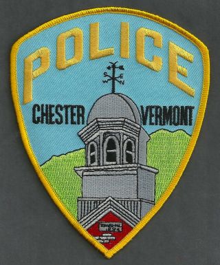 Chester Vermont Police Shoulder Patch