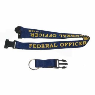 TSA CBP Federal Officer Lanyard ID Holder Key Ring CIA Border Patrol 2
